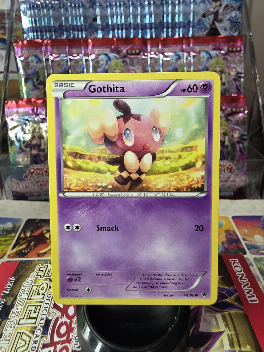 Gothita Pokémon Card - Purple Artwork
